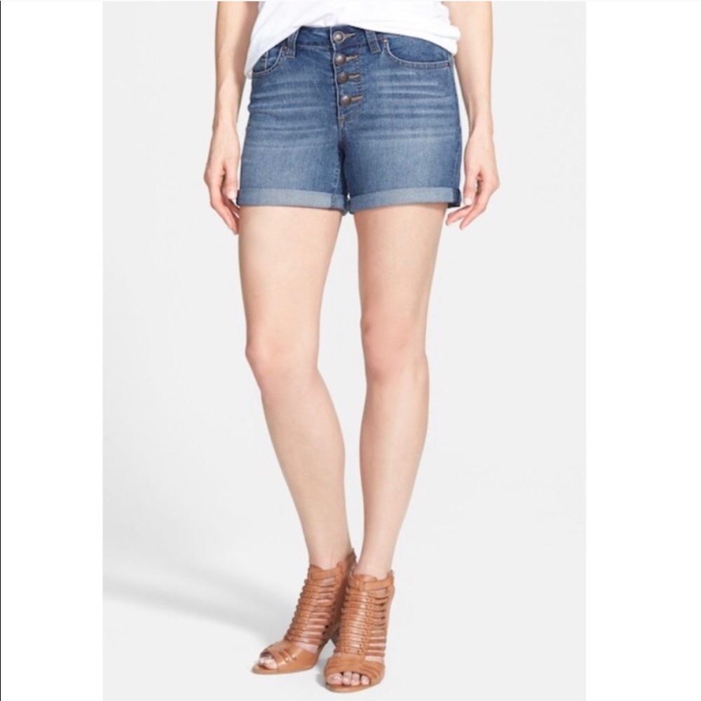 Jessica Simpson Vintage High Waisted Denim Shorts